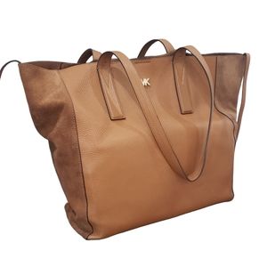 Michael Kors Junie Large Leather Tote Bag Buttery Soft Luxury Chic